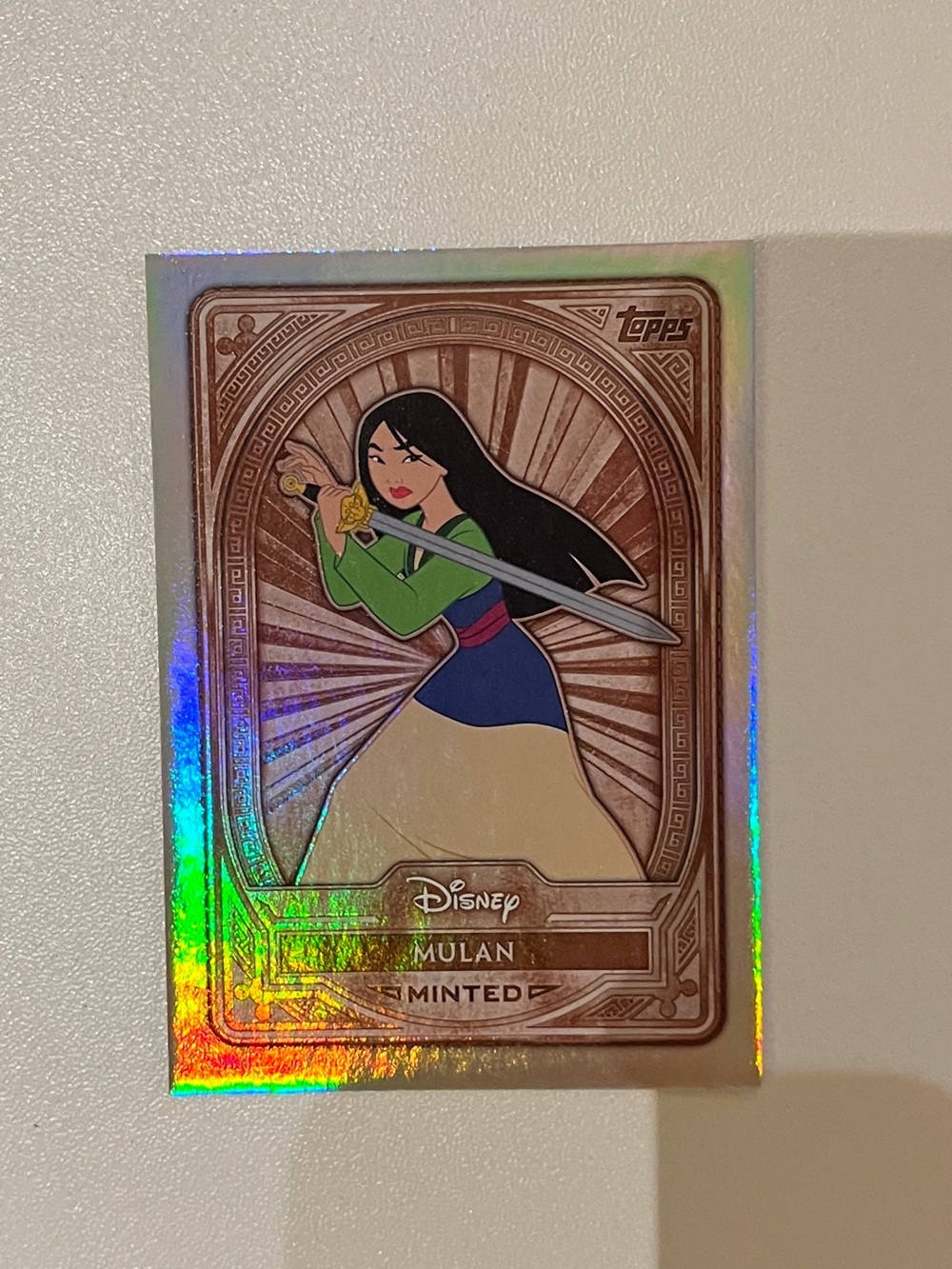 Topps Disney Mulan Minted Non-Sport Trading Card 2025 #50 Mulan